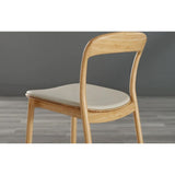 Greenington Hanna Chair Leather seat | Wheat