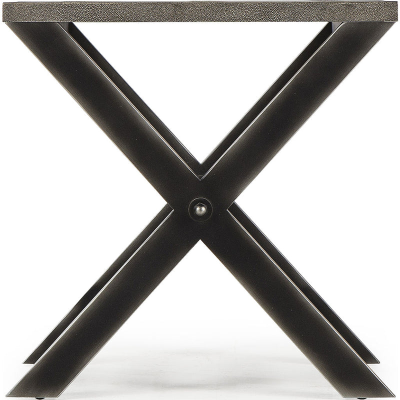 Resource Decor Stanley Side Table | Faux Shagreen