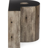 Resource Decor Alphabet Side Table | Letter P
