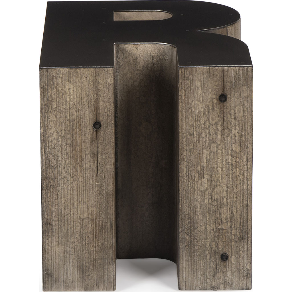 Resource Decor Alphabet Side Table | Letter R – Sportique