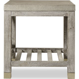 Resource Decor Percival Side Table | Champagne & Washed Gray