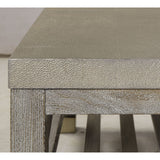 Resource Decor Percival Coffee Table | Shagreen/Washed Grey