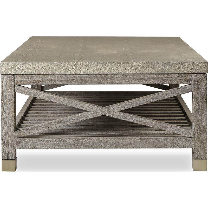 Resource Decor Percival Coffee Table | Shagreen/Washed Grey