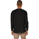 Zanerobe Waffle Rugger Long Sleeve Men's T-Shirt | Black