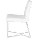 Nuevo Patrice Dining Chair | White Matte