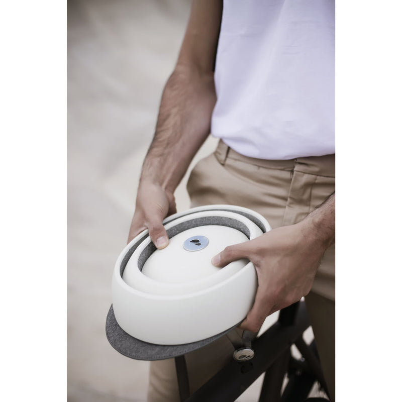 Closca Helmet w/ Grey Visor | White Large- CFWL