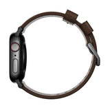Nomad Modern Apple Watch Strap | Rustic Brown/Black Hardware