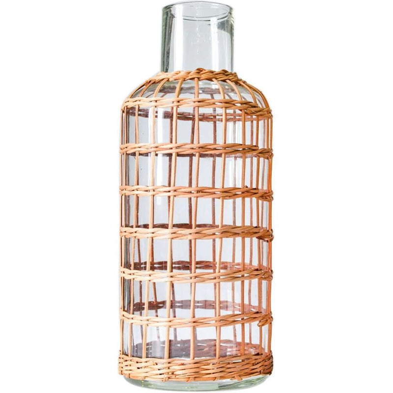 Seagrass Rattan Cage Vase Carafe |Small & Medium