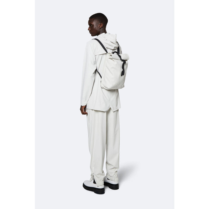 rains white backpack Rains Waterproof Rolltop Mini Bag – Sportique