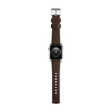 Nomad Modern Apple Watch Strap | Rustic Brown/Silver Hardware