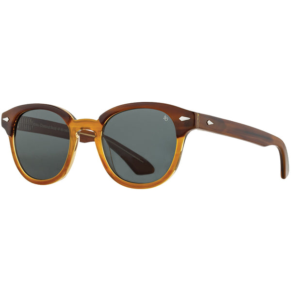 American Optical Eyewear Times Sunglasses | Chestnut Sand/Gray Nylon
