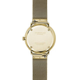 Sternglas Naos Xs Quartz Watch Metal Strap | White Champagne Gold/Milanaise Champagne Gold
