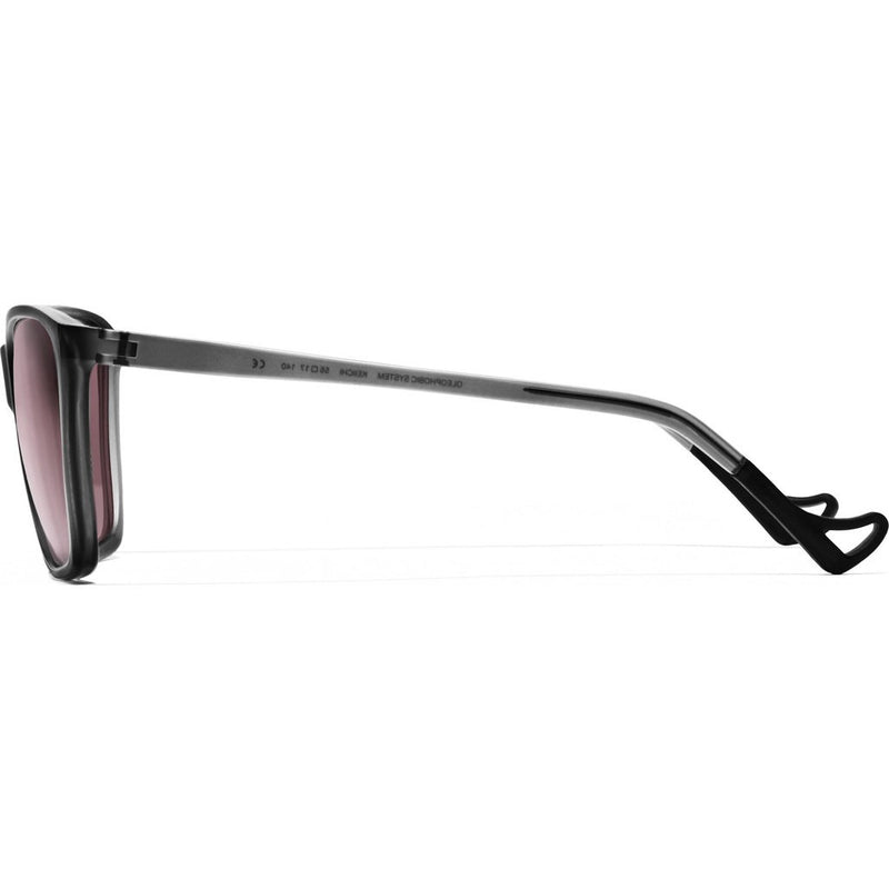 District Vision Keiichi Gray Sunglasses | District Black Rose 
