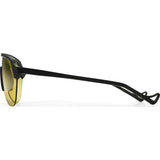 District Vision Nagata Black Sunglasses | District Sports Yellow