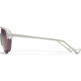 District Vision Nagata White Sunglasses | District Black Rose