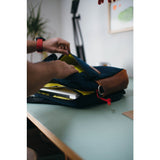 Topo Designs Mountain Briefcase | Navy/Leather
