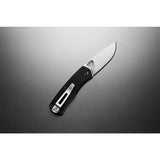 James Knives The Folsom Knife |  Black/Stainless KFOL2001