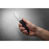 James Knives The Folsom Knife |  Black/Stainless KFOL2001