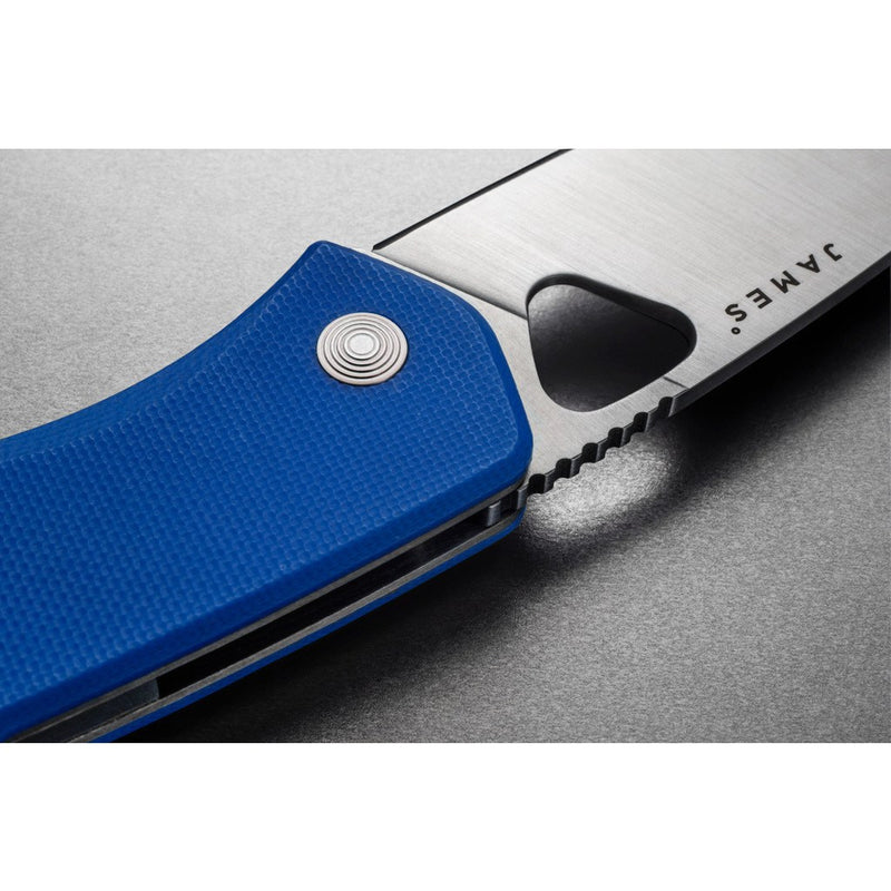 James Knives The Folsom Knife |  Blue/Stainless KFOL5001
