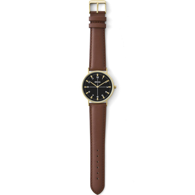 Breda Watches Belmont Watch | Gold/Brown 1646b