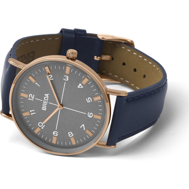 Breda Watches Belmont Watch | Rose Gold/Navy 1646h