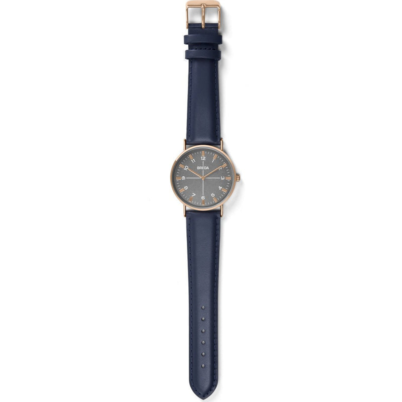 Breda Watches Belmont Watch | Rose Gold/Navy 1646h