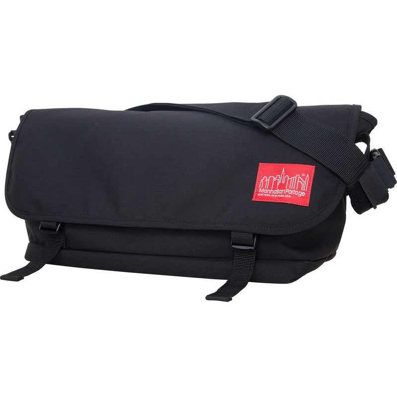 Manhattan Portage Large Straphanger Messenger Bag | Black 1647 BLK / Grey 1647 GRY