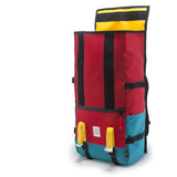 Topo Designs Flap Pack Backpack | Red/Turquoise