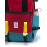 Topo Designs Flap Pack Backpack | Red/Turquoise