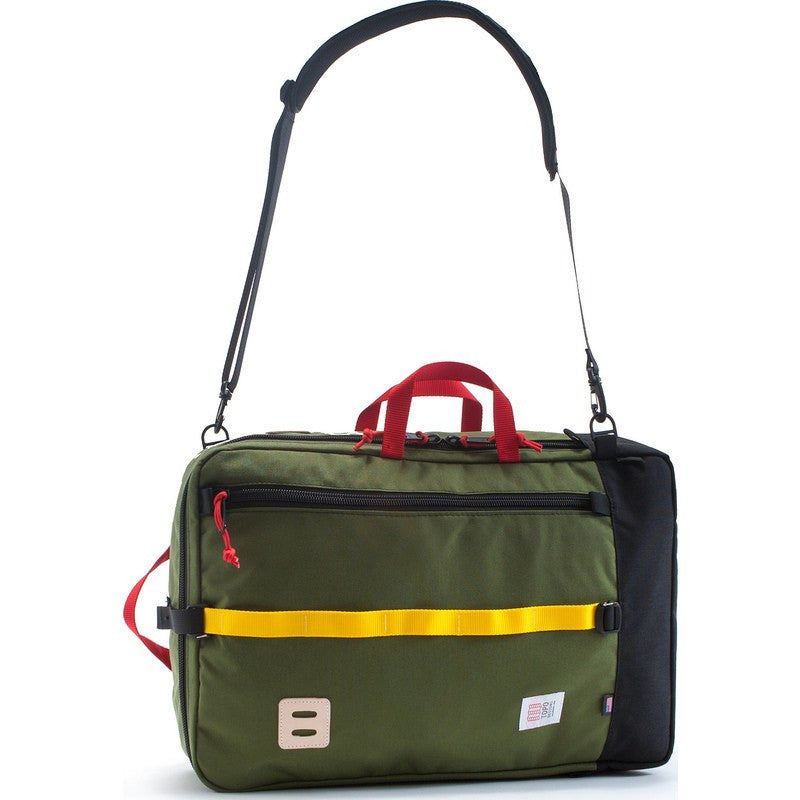 Topo Designs Travel Bag Backpack | Olive/Black