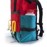 Topo Designs Flap Pack Backpack | Red/Turquoise