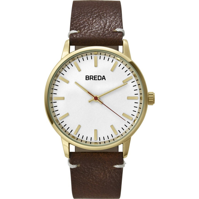 Breda Watches Zapf Watch | Gold/Brown 1697a