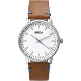 Breda Watches Zapf Watch | Silver/Light Brown 1697c