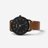 Breda Watches Zapf Watch | Black/Brown 1697h
