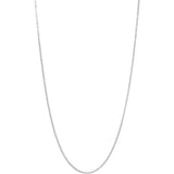Miansai Mens 2mm Sterling Silver Cuban Chain Necklace | Polished Silver