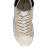 Gola Women's Nova High Oasis Sneakers | Off White/Cheetah