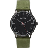 Breda Watches Valor Watch | Gunmetal/Green 1707b