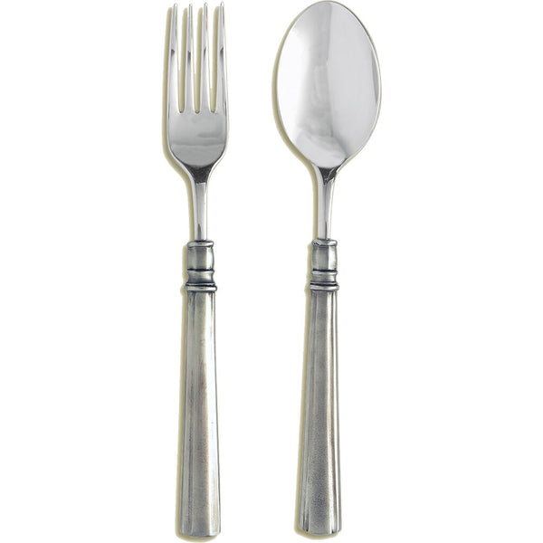Match Lucia Serving Fork & Spoon