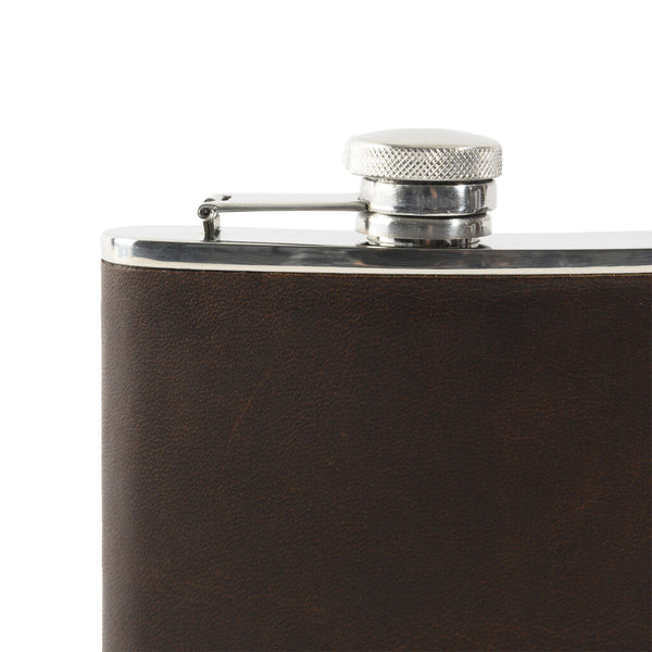 Moore & Giles Leather Wrapped Flask | Baldwin Oak
