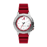 Columbia Collegiate Peak Patrol Alabama Crimson Tide Men's Analog Watch | Maroon Silicone Strap