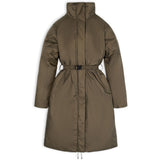 Rains Winter Long Padded Nylon Womens Coat