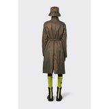 Rains Winter Long Padded Nylon Womens Coat