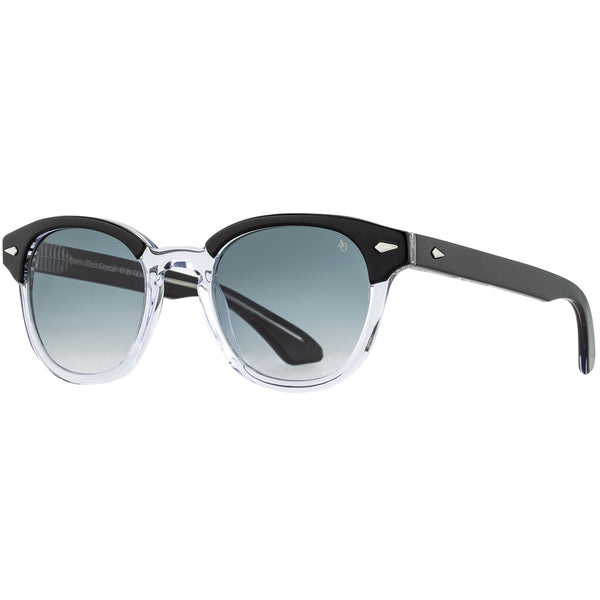 American Optical Eyewear Times Sunglasses | Black Crystal/Gray Gradient Nylon