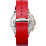 Brera Milano Granturismo Gt2 Chronograph Quartz Watch | Stainless Steel/Red Strap