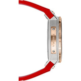 Brera Milano Granturismo Gt2 Chronograph Quartz Watch | Stainless Steel/Red Strap