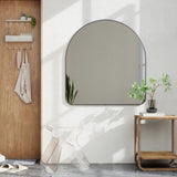 Umbra Hubba Arched Mirror 34x36 - Metallic Titanium