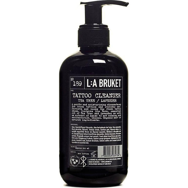 L:A Bruket No 189 Tattoo Cleanser 200 ml | Tea Tree/Lavender