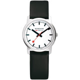 Mondaine Official Swiss Railways Simply Elegant Pay Chip Watch | White Dial/Black