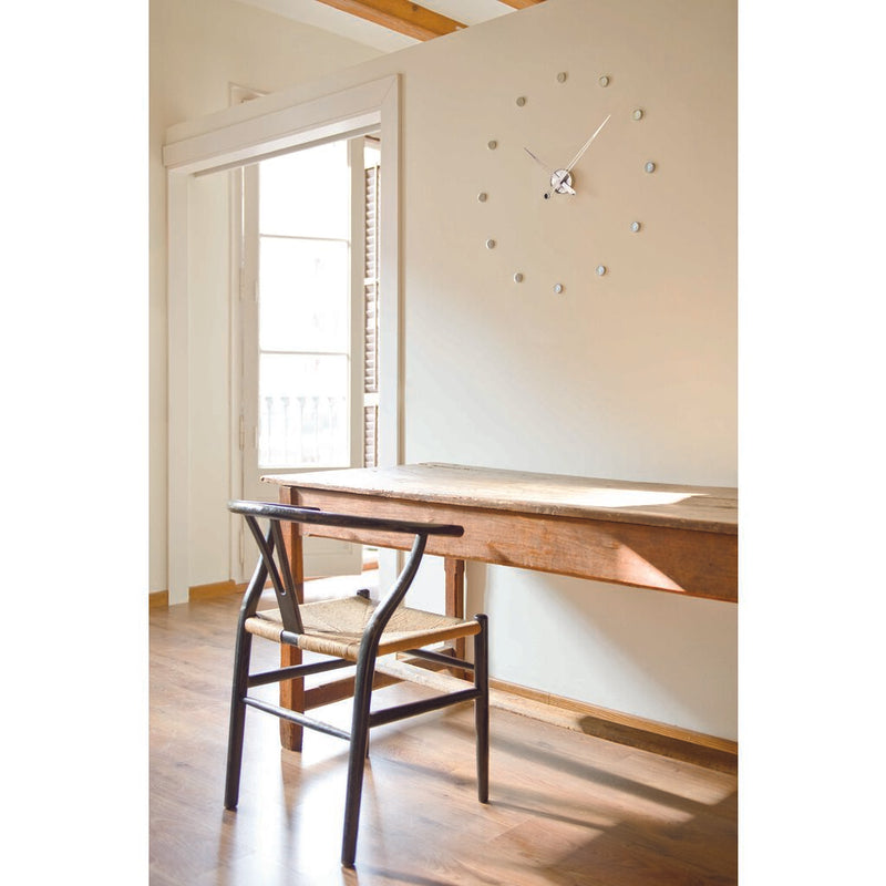 Nomon Rodon 12 I Wall Clock | Chromed Brass/Steel