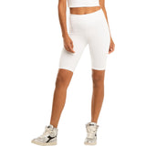 Koral Ultra High Rise Black Out Shorts | White
